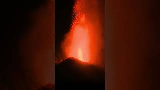 quotFlaming Rocketquot Volcano sounds like a JET ENGINE Cumbre Vieja La Palma Spain Sept 2021 shorts [upl. by Greer477]