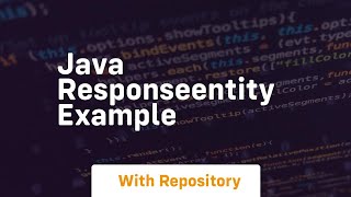 java responseentity example [upl. by Burlie300]