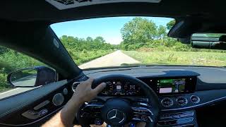 2022 Mercedes E53 AMG COUPE GoPro hero10 POV Drive to Mohican State Park  Loudonville OH [upl. by Yahc]