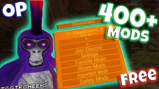 NEW Best FREE Mod Menu In Gorilla Tag  ii Stupids Menu  400 Mods [upl. by Primrose]