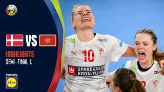 Denmark go to the Final  Denmark vs Montenegro  Highlights  Semifinal  Women’s EHF EURO 2022 [upl. by Ais]