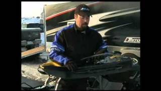 Installing Carbide Snowmobile Studs amp Runners [upl. by Eehtomit986]