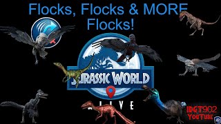 Flocks Flocks and more Flocks  Jurassic World Alive [upl. by Ongineb]