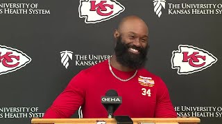 Chiefs Samaje Perine wishes former team Broncos nothing but the best [upl. by Nirej]