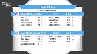 Eastbourne College 1st XI v Seaford College 1st XI [upl. by Peppi]