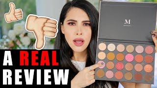 OMG NEW MORPHE 24G PALETTE REVIEW PALETTE TUTORIAL amp SWATCHES  GRAND GLAM [upl. by Roinuj]