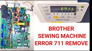 BROTHER SEWING MACHINE ERROR 711 REMOVE  brother sewing machine model s7250 A error 711 [upl. by Ronel]