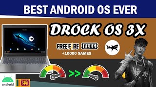 BEST ANDROID OS EVER   DROCK OS 3X INSTALL  New OS Android Gaming Free Fire PUBGPhoenix OS [upl. by Yedorb]