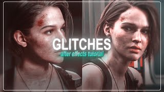 glitch effects for edits  after effects [upl. by Ecnerat]