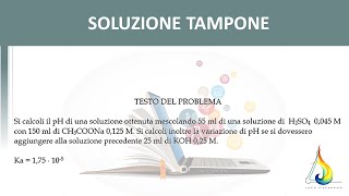 Soluzione Tampone 2  Esercizi di STECHIOMETRIA commentati [upl. by Berriman828]