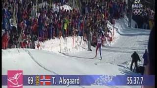 Thomas Alsgaard OL Gull 30km Lillehammer 1994 [upl. by Ahsiekan]