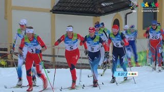 Cross Country skiing Ladies 15 km Classic Mass start  Winter Universiade Trentino 2013 [upl. by Teena]