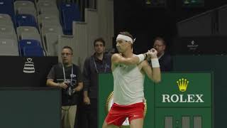 Nadal gears up for final tournament in the Davis Cup [upl. by Boggers73]