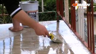 ORA Antirain by Diasen  Transparent waterproofing for tiled surfaces [upl. by Tortosa]