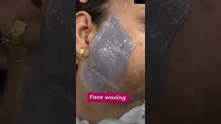 face waxing beauty 💖 [upl. by Ahsemad]