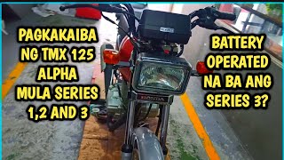 PAGKAKAIBA NG TMX 125 SERIES 1 TO 3 [upl. by Row33]