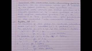 Quantum numbers associated with Elementary Particles  Elementary Particles [upl. by Staw]