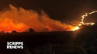 Wildfires in Oregon burning so hot theyre creating their own weather [upl. by Auahsoj]