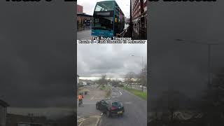 Bus Route Timelapse  Route 5  East Goscote to Leicester bus travel arriva automobile gopro [upl. by Refinney]