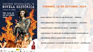 CERTAMEN INTERNACIONAL DE NOVELA HISTÓRICA ❝CIUDAD DE ÚBEDA❞  MI PRIMERA JORNADA 18 de Octubre [upl. by Parshall]