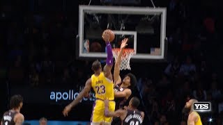 LeBron James Gets Blocked By Jarrett Allen  BLOCK OF THE YEAR  Lakers vs Nets [upl. by Crosby838]