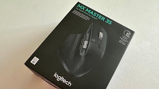 Logitech MX Master 3S Performance Wireless Quiet Clicks Ergonomic Multi OS Mouse Unboxing [upl. by Eisac395]