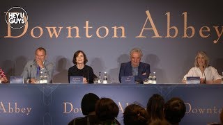 Downton Abbey Press Conference  Hugh Bonneville Elizabeth McGovern Jim Carter [upl. by Aldous126]