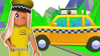 🚕 BECOMING a TAXI DRIVER on Adopt Me [upl. by Htesil]