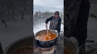 Winter season has arrived with its tasty Crefied butter 😋🤤village cooking yt ytshorts shorts [upl. by Martita]