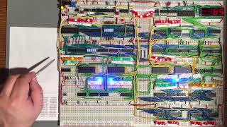 My Ben Eater inspired homemade 8bit CPU  Part 10 Microcode  I [upl. by Aicilet207]