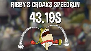 Cuphead  Ribby amp Croaks in 4319s  LobberSpread Route  Charmless [upl. by Colver]