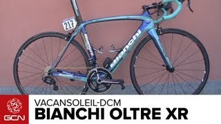 Bianchi Oltre XR VacansoleilDCM Team Bike [upl. by Enyawed]