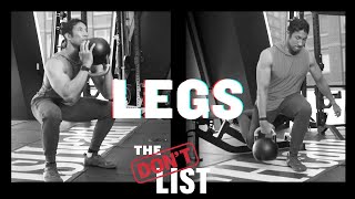 Stop Doing These Leg Exercises and Try These Moves Instead  The Dont List  Mens Health Muscle [upl. by Atalya574]