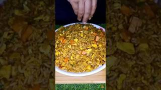 Egg fried rice recipe  egg rice  rice anda riceeasyrecipeasmr [upl. by Ahsiekyt810]