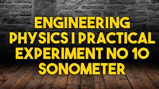 EX NO 10 SONOMETER [upl. by Durwyn]