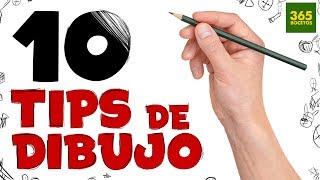 1O TRUCOS PARA APRENDER A DIBUJAR  10 Life Hacks para dibujantes [upl. by Ker]