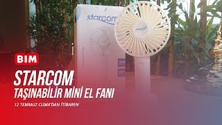 BİM  Starcom Taşınabilir Mini El Fanı [upl. by Aeriel]