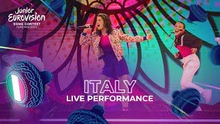 Chanel Dilecta  BLA BLA BLA  LIVE  Italy 🇮🇹  Junior Eurovision 2022 [upl. by Sassan]