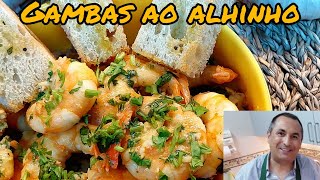 Gambas ao alhinho nunopereiraaproveitamentos [upl. by Nonregla]