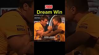 Denis cyplenkov vs John berzkn Denis dream win 2010 armwrestler unfrezzmyaccount viralshorts [upl. by Chambers]