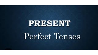 Learn present perfect tense  Grammar lessons presenttenses [upl. by Reinal]