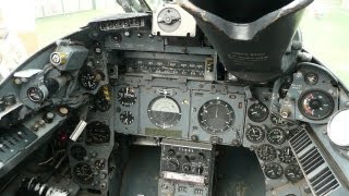 Electric Lightning jet fighter cockpit [upl. by Anitsrihc]