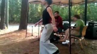 Miss Moonshine Buckdancing w Spence Family band  Dance All Night [upl. by Hogue]