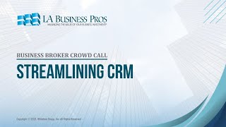 Streamlining CRM [upl. by Yale]