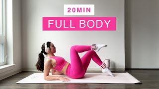 20MIN full body burn  Beginner Friendly Pilates Challenge  with Halo Top [upl. by Nhguavoj870]