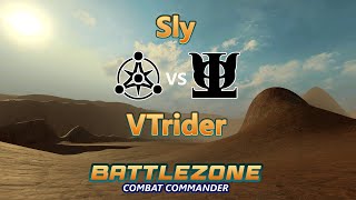 Battlezone Combat Commander  VSR  Sly vs VTrider  Sahara [upl. by Ecnatsnoc]