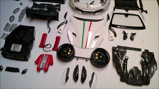 How to disassembly Ferrari F12 TDF 118 Scale by BBR models [upl. by Geoffrey]