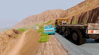 Car Accidents on Mountain Roads  BeamNG DRIVE [upl. by Zadack]