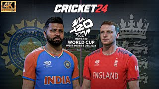 Semi Final 😰  India vs England  T20 World Cup 2024  Cricket 24 6 [upl. by Tedmann816]