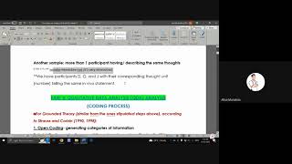 Qualitative Data Analysis Tutorial [upl. by Caassi547]